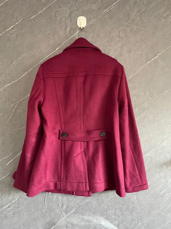 Burberry Burberry Red Wool Ladies Coat Size M / US 6-8 / IT 42-44 - 2 Thumbnail