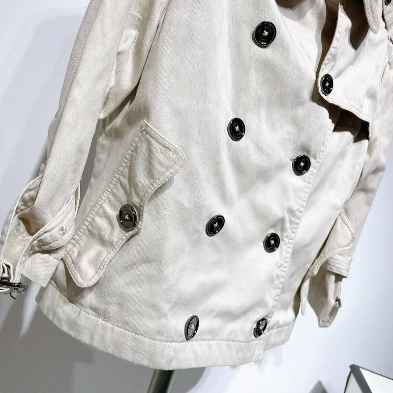 Burberry Burberry Women's Short Cotton Trench Coat Size M / US 6-8 / IT 42-44 - 3 Thumbnail