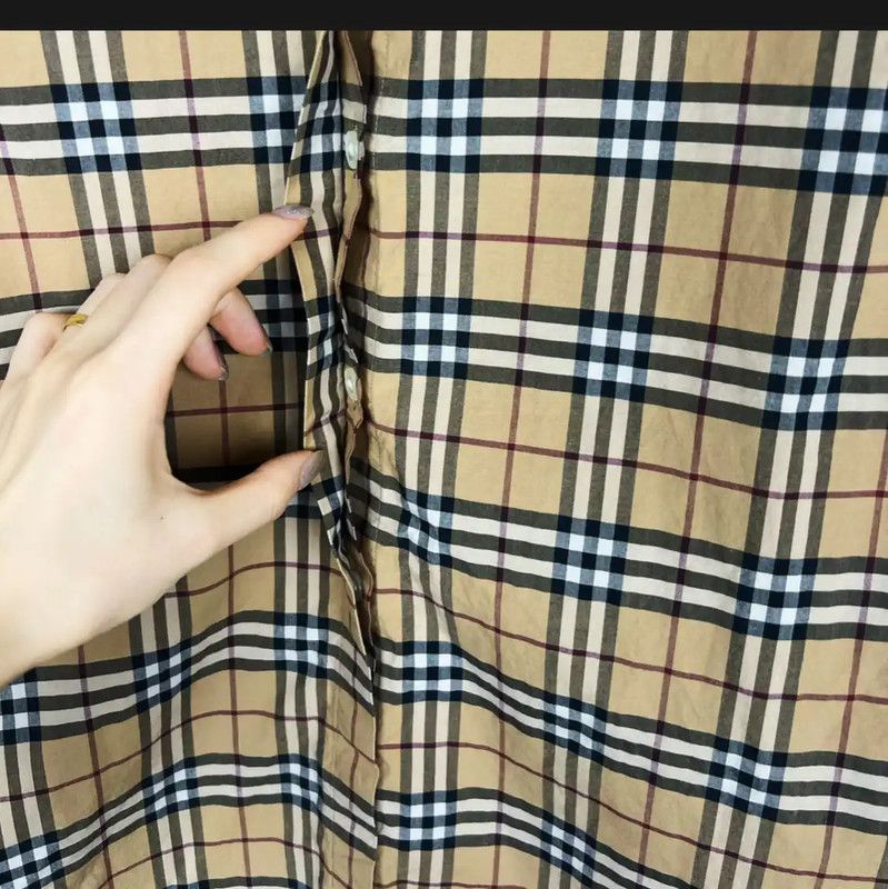 Burberry Burberry Yellow Cotton Women's Shirt Size XS / US 0-2 / IT 36-38 - 2 Thumbnail