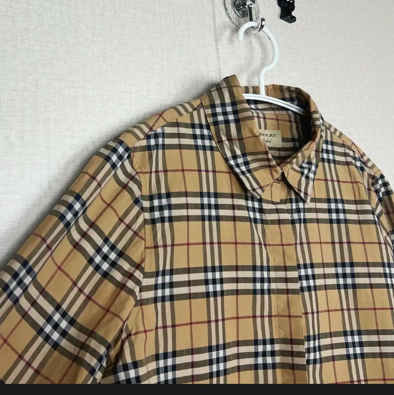 Burberry Burberry Yellow Cotton Women's Shirt Size XS / US 0-2 / IT 36-38 - 3 Thumbnail
