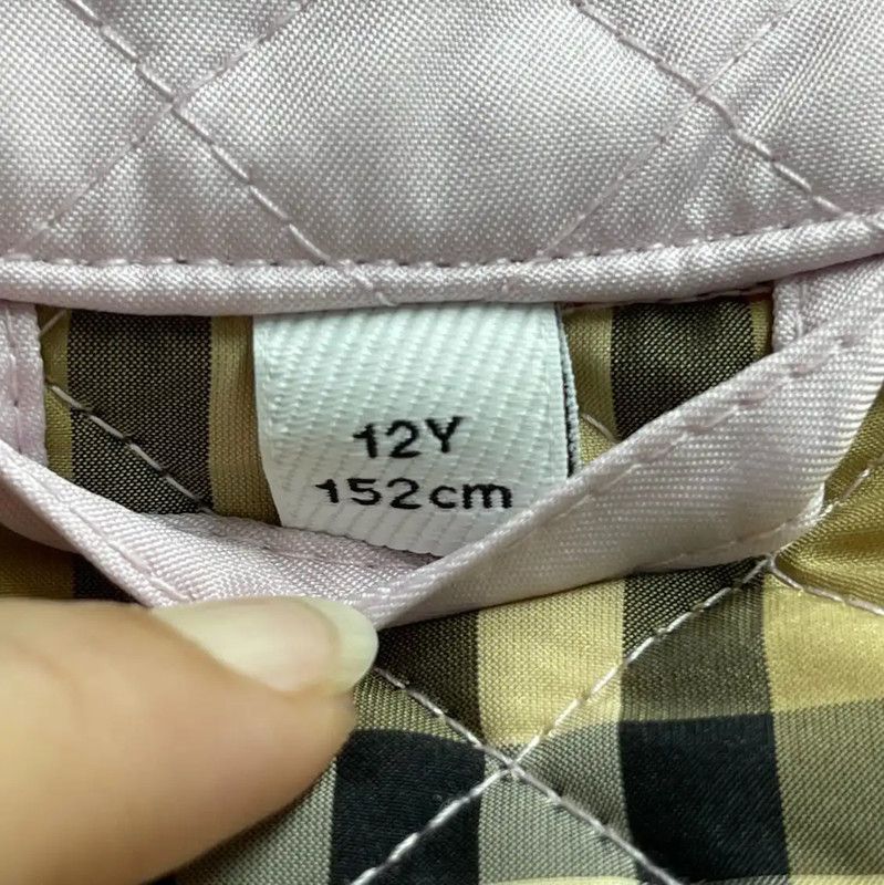 Burberry Pink Quilted Cotton Jacket for Women