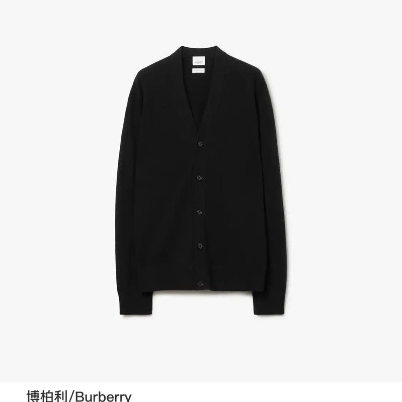 Burberry Burberry Black Cotton Cardigan for Women Size XS / US 0-2 / IT 36-38 - 4 Thumbnail