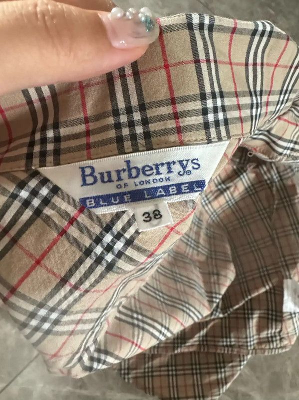 Burberry Burberry Khaki Long Sleeve Cropped Shirt Size M / US 6-8 / IT 42-44 - 6 Thumbnail