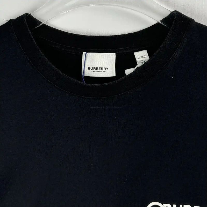 Burberry Burberry Black Cotton T-Shirt for Women Size XS / US 0-2 / IT 36-38 - 3 Thumbnail