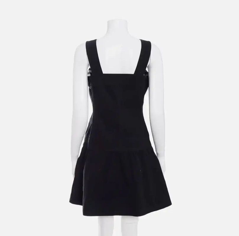 Burberry Burberry Black Cotton Off-Shoulder Dress Size M / US 6-8 / IT 42-44 - 3 Thumbnail