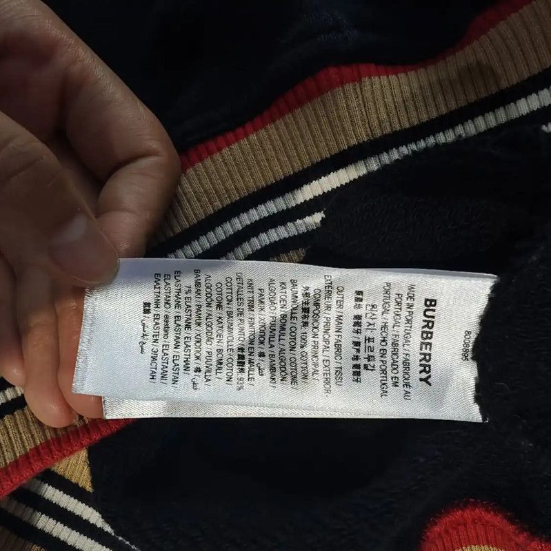 Burberry Burberry Black Cotton Women's Hoodie Size XS / US 0-2 / IT 36-38 - 5 Thumbnail