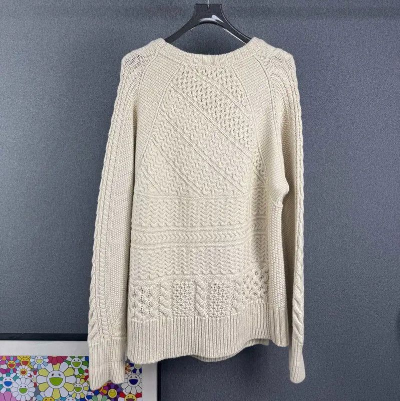 Burberry Burberry Women's Knit Sweater in Ivory Size XXL / US 16-18 / IT 52-54 - 2 Thumbnail