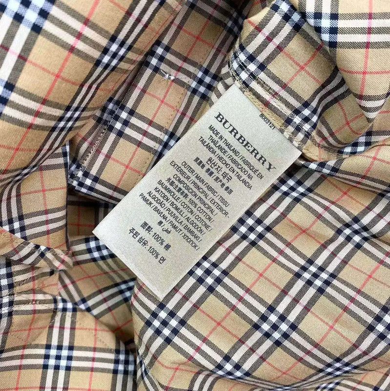 Burberry Burberry Khaki Cotton Women's Shirt Size ONE SIZE - 4 Thumbnail