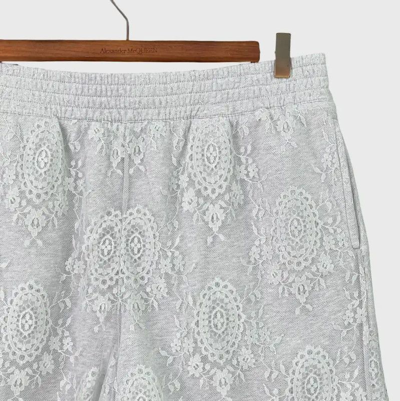 Burberry Burberry Summer White Lace Shorts Size 23" - 3 Thumbnail
