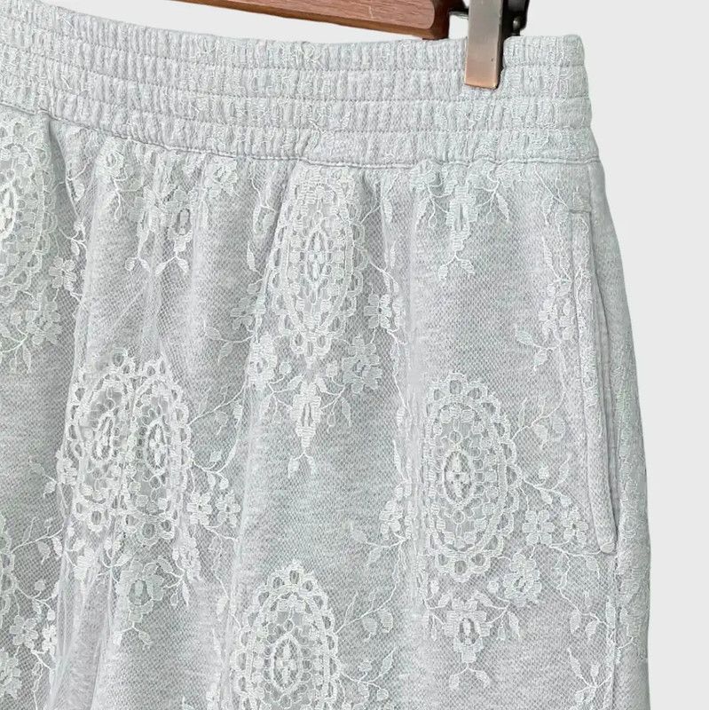 Burberry Burberry Summer White Lace Shorts Size 23" - 4 Thumbnail