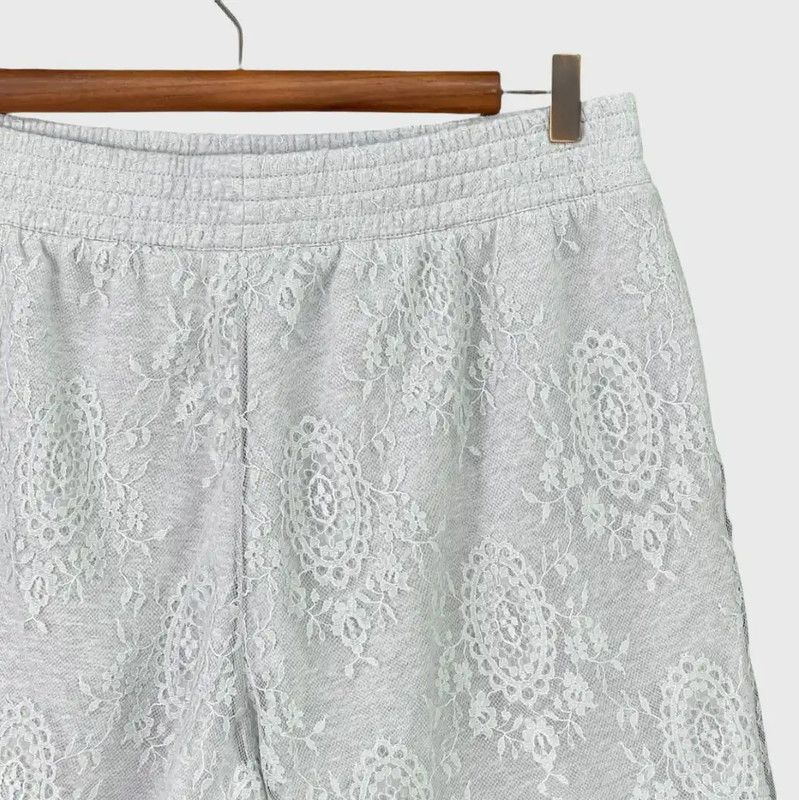 Burberry Burberry Summer White Lace Shorts Size 23" - 6 Thumbnail