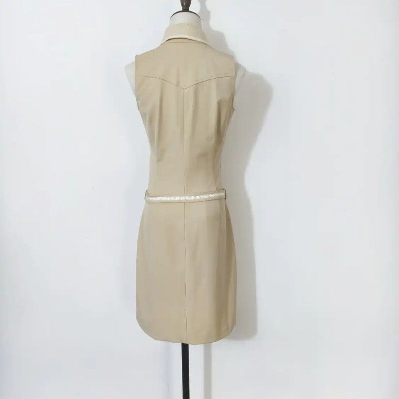 Burberry Burberry Women's Summer Khaki Cotton Dress Size M / US 6-8 / IT 42-44 - 5 Thumbnail