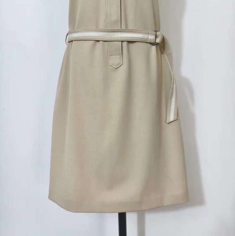Burberry Burberry Women's Summer Khaki Cotton Dress Size M / US 6-8 / IT 42-44 - 3 Thumbnail