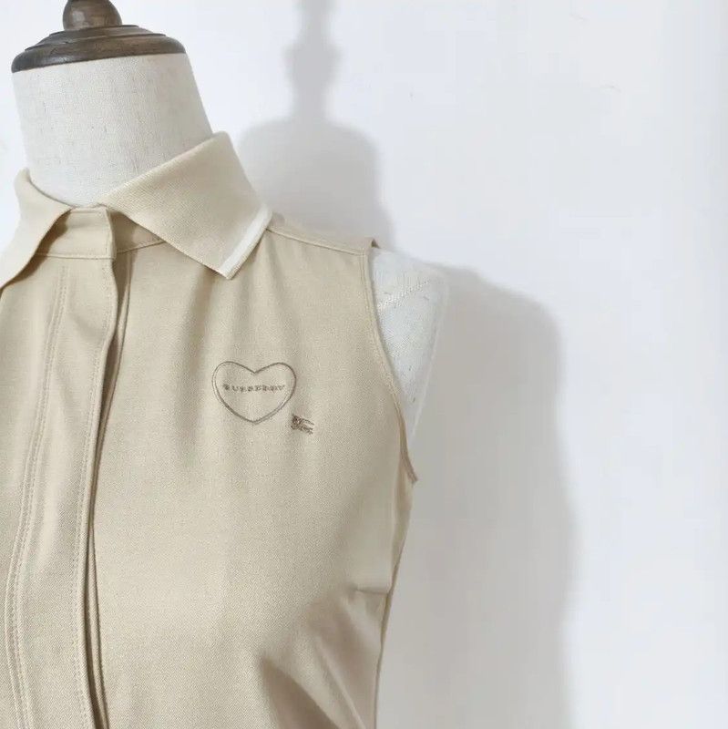 Burberry Burberry Women's Summer Khaki Cotton Dress Size M / US 6-8 / IT 42-44 - 2 Thumbnail