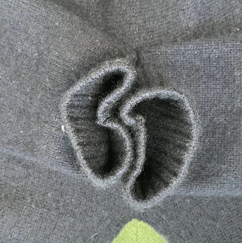 Burberry Burberry Navy Sweater with Green Stripes Size XL / US 12-14 / IT 48-50 - 5 Thumbnail