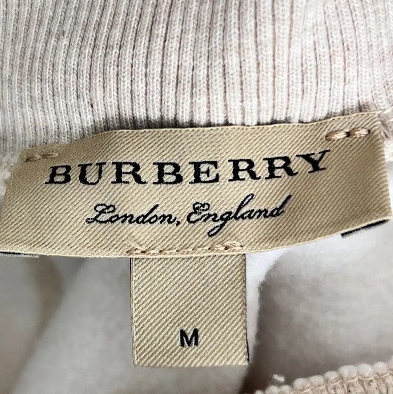 Burberry Burberry Grey Cotton Blend Women's Sweatshirt Size M / US 6-8 / IT 42-44 - 4 Thumbnail