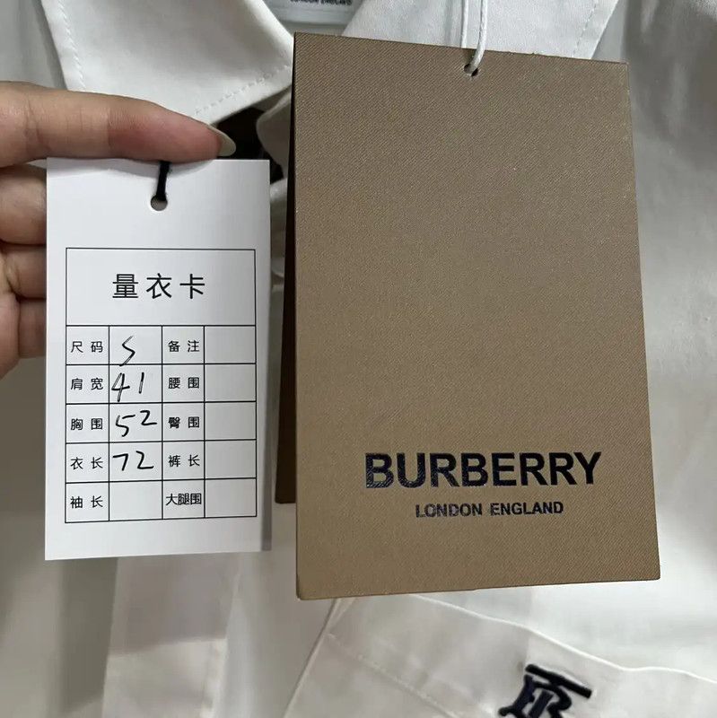Burberry Burberry White Cotton Women's Shirt Size S / US 4 / IT 40 - 5 Thumbnail