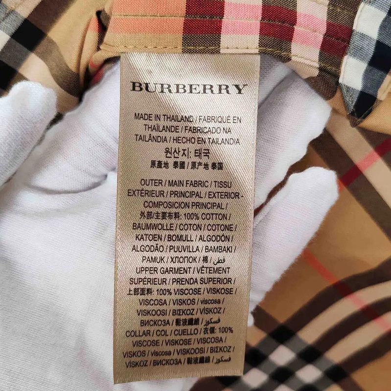 Burberry Burberry Orange Cotton Women's T-Shirt Size L / US 10 / IT 46 - 4 Thumbnail