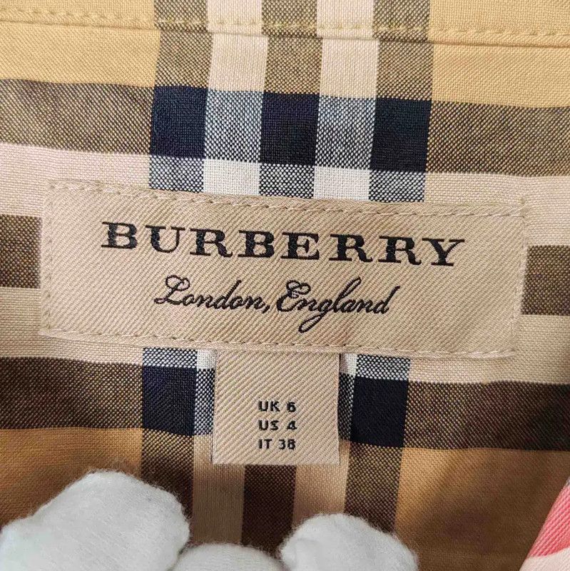 Burberry Burberry Orange Cotton Women's T-Shirt Size L / US 10 / IT 46 - 3 Thumbnail