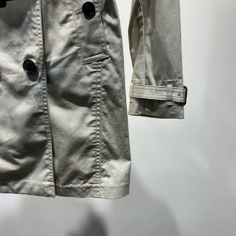 Burberry Burberry Khaki Cotton Trench Coat for Women Size M / US 6-8 / IT 42-44 - 6 Thumbnail