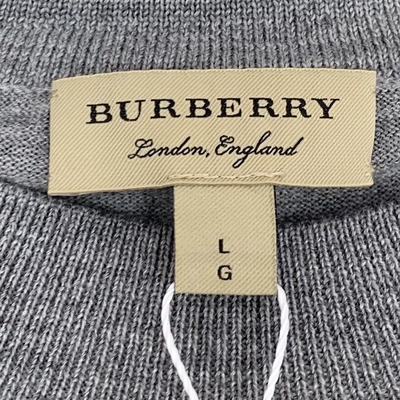 Burberry Burberry Gray Women's Wool Knit Sweater Size L / US 10 / IT 46 - 6 Thumbnail