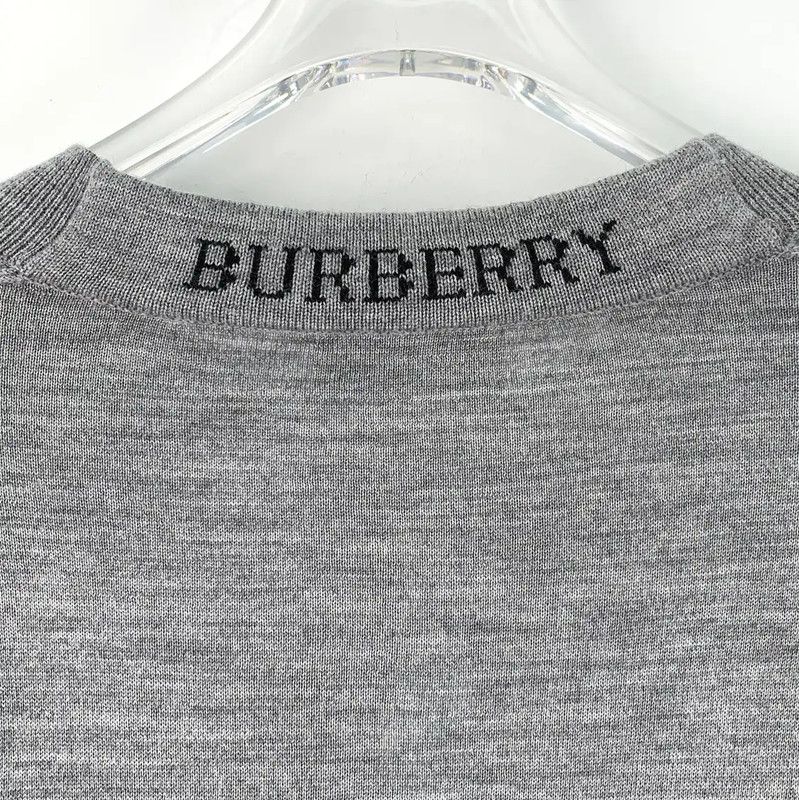 Burberry Burberry Gray Women's Wool Knit Sweater Size L / US 10 / IT 46 - 5 Thumbnail