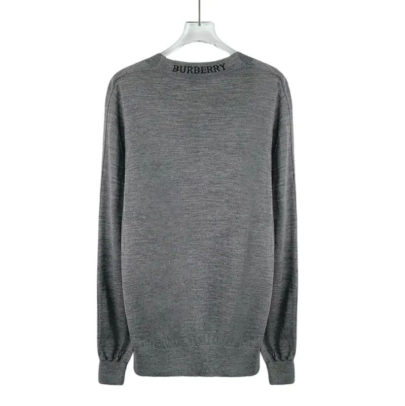 Burberry Burberry Gray Women's Wool Knit Sweater Size L / US 10 / IT 46 - 2 Thumbnail