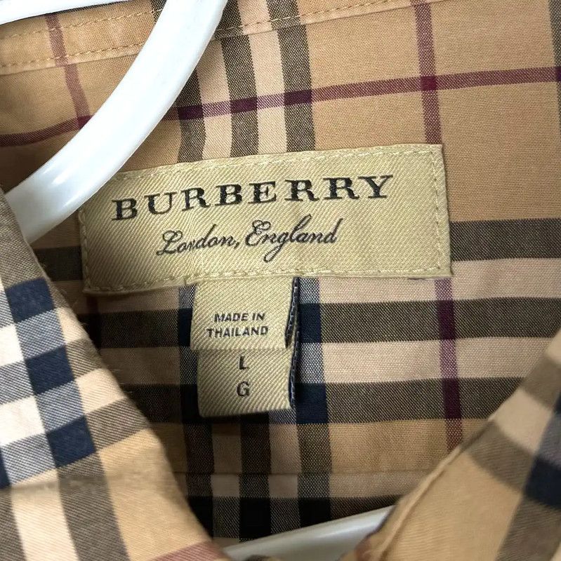Burberry Burberry Yellow Cotton Women's Shirt Size L / US 10 / IT 46 - 4 Thumbnail