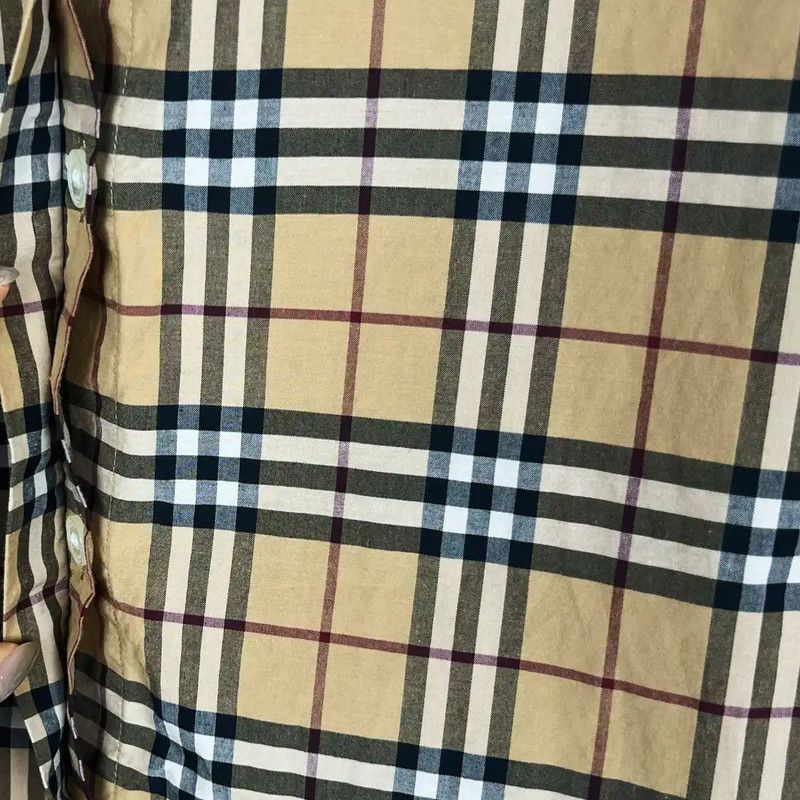 Burberry Burberry Yellow Cotton Women's Shirt Size L / US 10 / IT 46 - 2 Thumbnail
