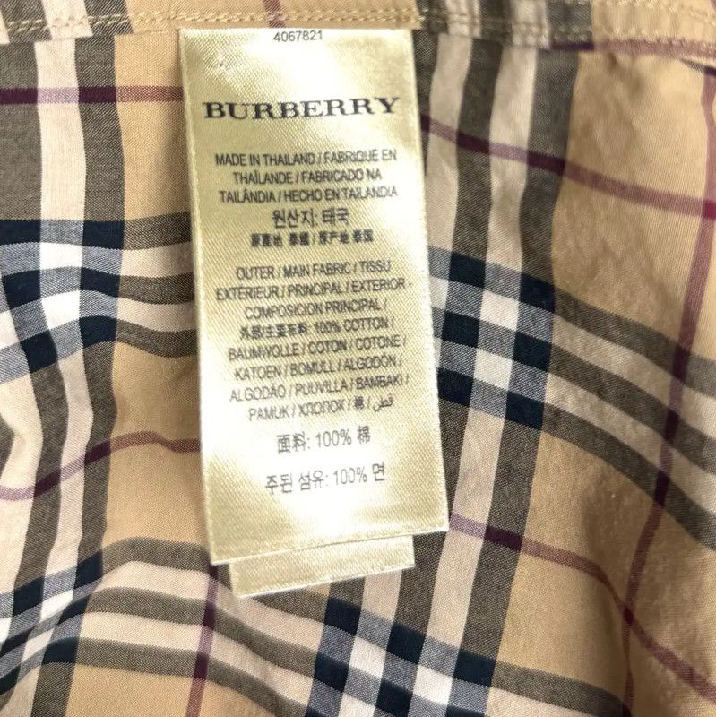 Burberry Burberry Yellow Cotton Women's Shirt Size L / US 10 / IT 46 - 5 Thumbnail