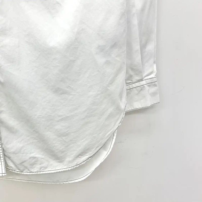 Burberry Burberry White Cotton Women's Dress Shirt Size XXS / US 00 / IT 34 - 4 Thumbnail