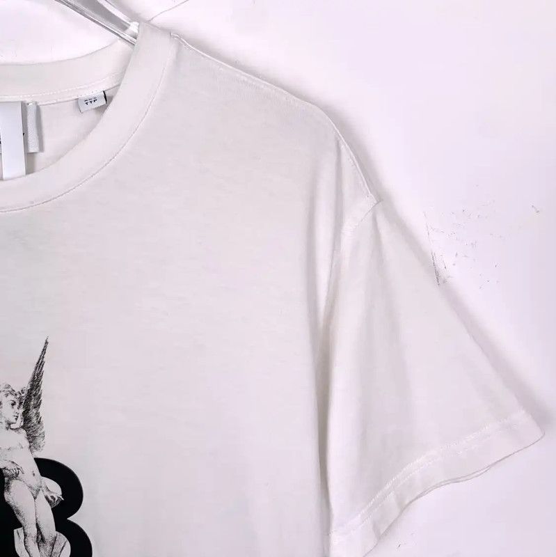 Burberry Burberry White Cotton Women's T-Shirt Size XXS / US 00 / IT 34 - 3 Thumbnail