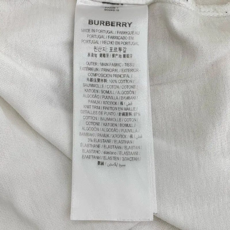 Burberry Burberry White Cotton Women's T-Shirt Size XXS / US 00 / IT 34 - 7 Thumbnail
