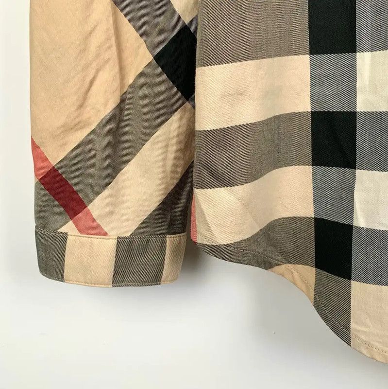 Burberry Burberry Colorblock Cotton Shirt for Women Size XS / US 0-2 / IT 36-38 - 4 Thumbnail