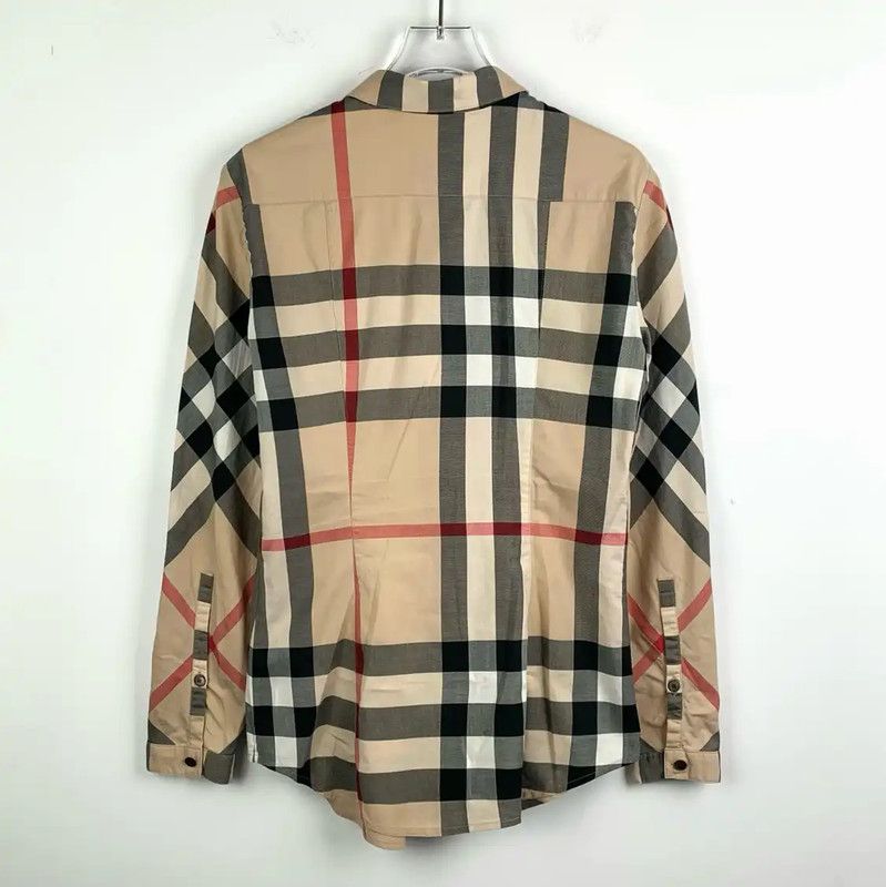 Burberry Burberry Colorblock Cotton Shirt for Women Size XS / US 0-2 / IT 36-38 - 2 Thumbnail