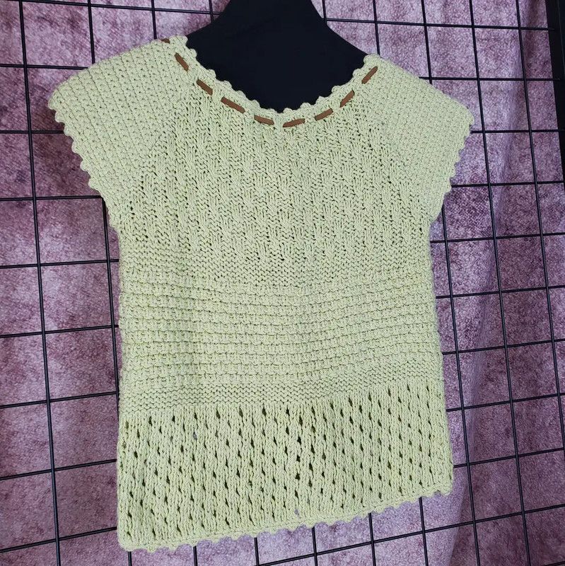 Burberry Burberry Summer Mint Green Knitted Top Size M / US 6-8 / IT 42-44 - 8 Thumbnail