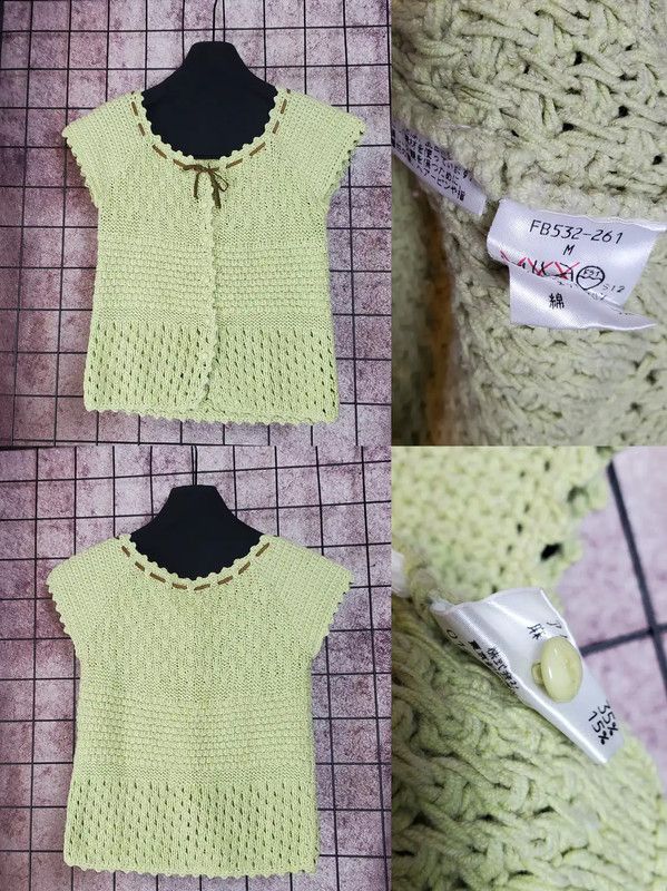 Burberry Burberry Summer Mint Green Knitted Top Size M / US 6-8 / IT 42-44 - 2 Thumbnail