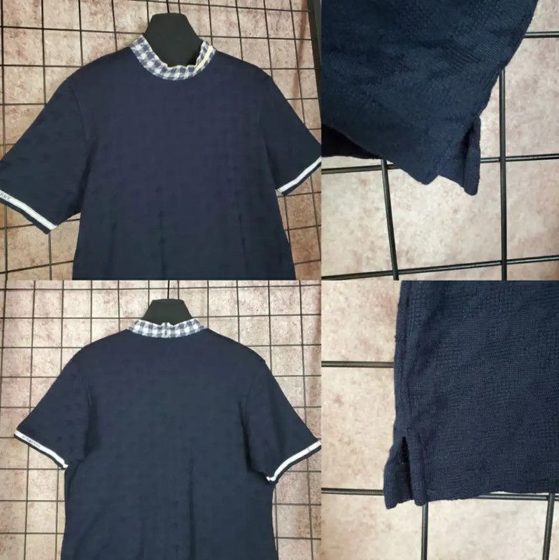 Burberry Burberry Women's Navy Cotton Knitted Sweater Size M / US 6-8 / IT 42-44 - 3 Thumbnail