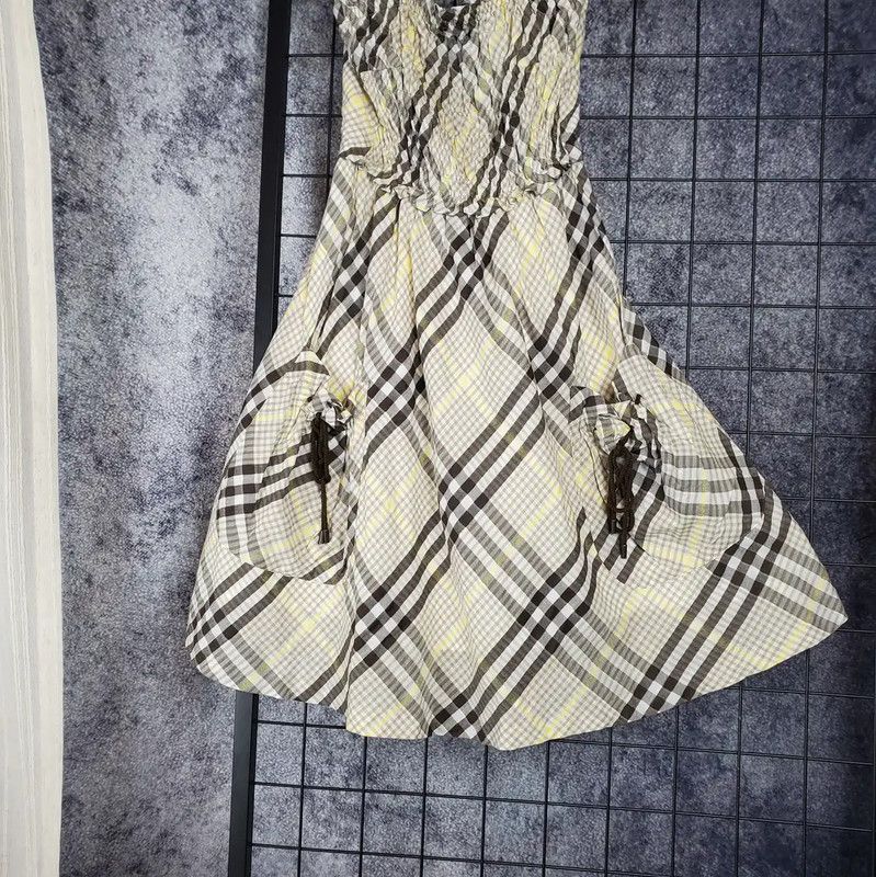 Burberry Burberry Summer Khaki Check Dress Size S Size S / US 4 / IT 40 - 2 Thumbnail