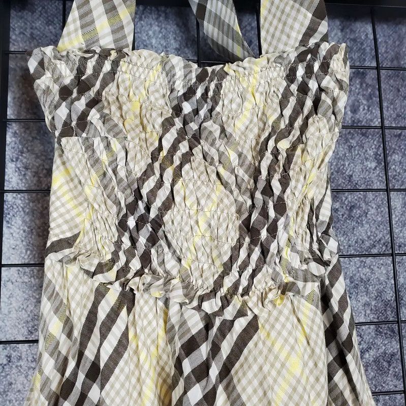 Burberry Burberry Summer Khaki Check Dress Size S Size S / US 4 / IT 40 - 6 Thumbnail