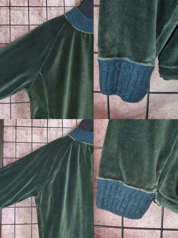 Burberry Burberry Green Embroidered Cotton Blend Sweatshirt Size L / US 10 / IT 46 - 6 Thumbnail