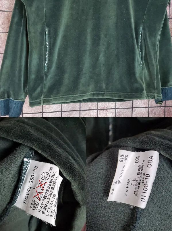 Burberry Burberry Green Embroidered Cotton Blend Sweatshirt Size L / US 10 / IT 46 - 7 Thumbnail