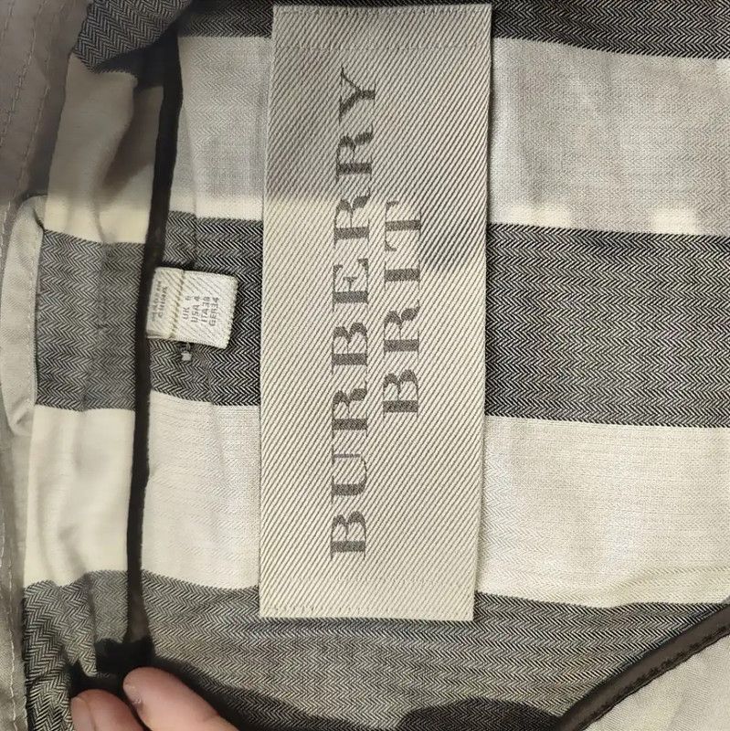 Burberry Burberry Khaki Cotton Women's Trench Coat Size M / US 6-8 / IT 42-44 - 3 Thumbnail