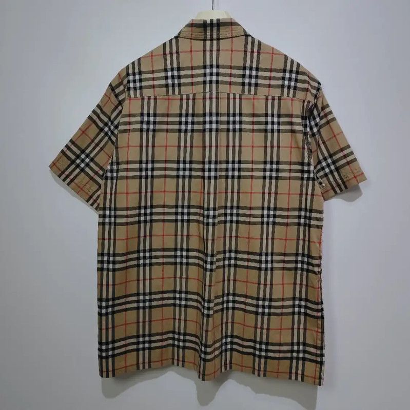 Burberry Burberry Khaki Cotton Women's Shirt Size L / US 10 / IT 46 - 2 Thumbnail