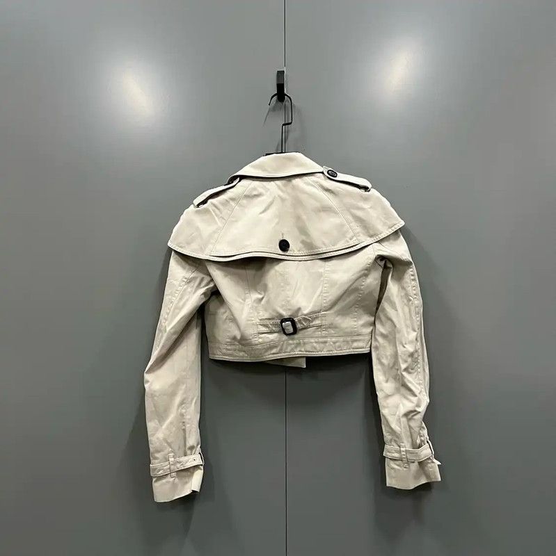 Burberry Burberry Women's Cotton Cropped Jacket Size ONE SIZE - 2 Thumbnail