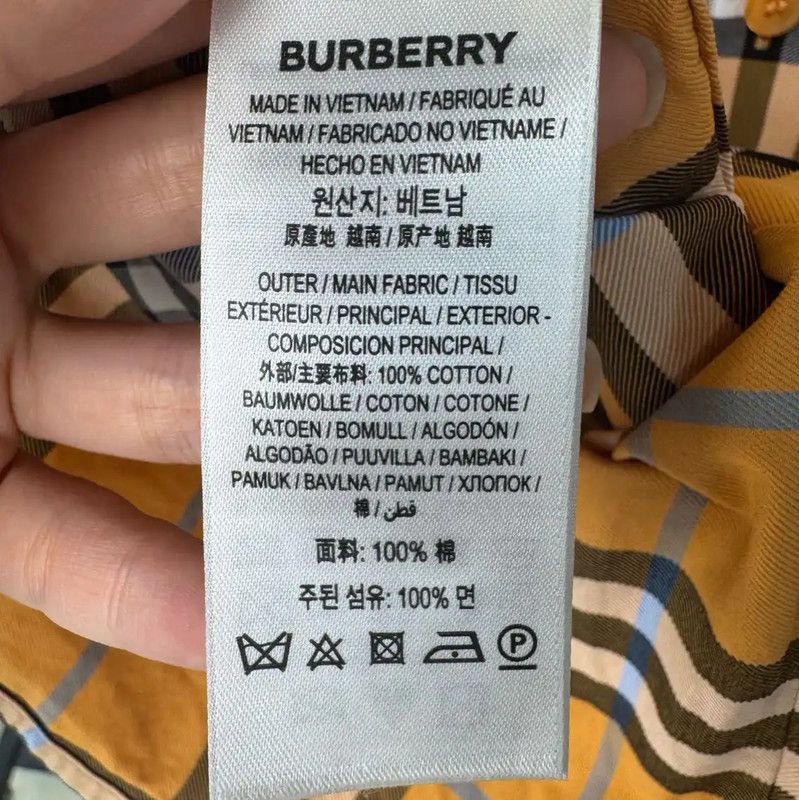 Burberry Burberry Khaki Short Sleeve Women's Shirt Size S / US 4 / IT 40 - 4 Thumbnail