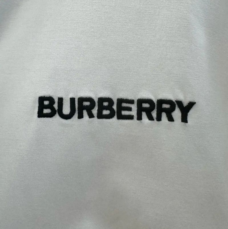 Burberry Burberry White Cotton Long Sleeve T-shirt Size L / US 10 / IT 46 - 4 Thumbnail