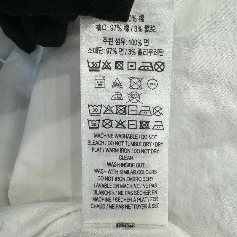 Burberry Burberry White Cotton Long Sleeve T-shirt Size L / US 10 / IT 46 - 8 Thumbnail