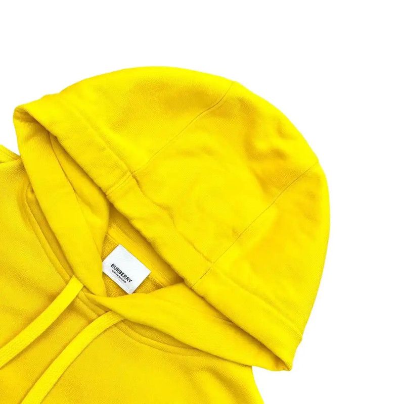 Burberry Burberry Yellow Cotton Women's Hoodie Size XXS / US 00 / IT 34 - 3 Thumbnail