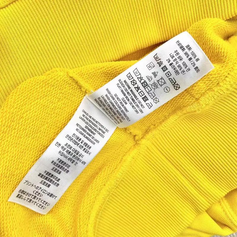 Burberry Burberry Yellow Cotton Women's Hoodie Size XXS / US 00 / IT 34 - 5 Thumbnail